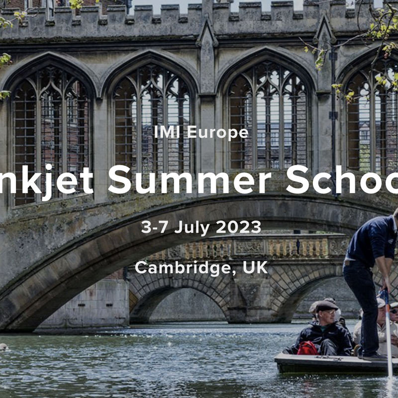 Il team NEOS partecipa alla Inkjet Summer School a Cambridge